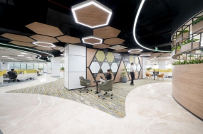 北欧办公室装修风格图