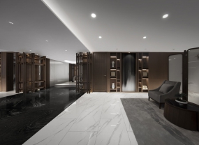 办公区不吊顶装修风格图