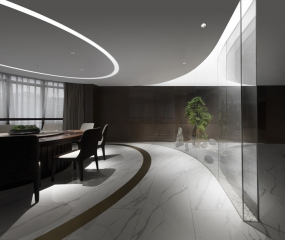 稳重型办公室装修风格图