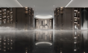 休闲风格的办公室装修效果图