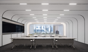 律所办公室装修风格实景图