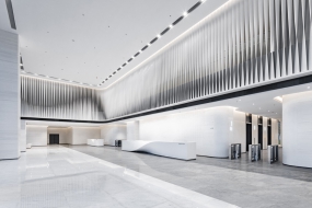 5.5挑高办公室装修图