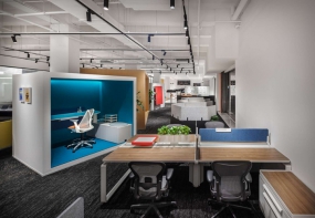 办公室装修灰色图