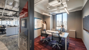 简单小办公室吊顶装修效果图