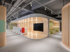 航天科技元素办公室装修图片