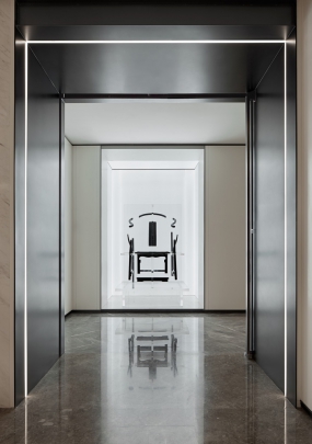 灰色系办公室装修风格图片