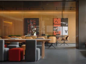 小型简单办公室装修图