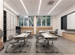 日式办公装修效果图