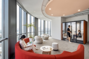 loft复式装修400平米办公室图