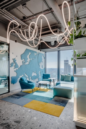 办公室带小茶室装修效果图