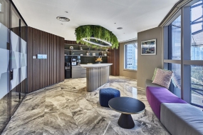 办公室大厅正方形装修效果图