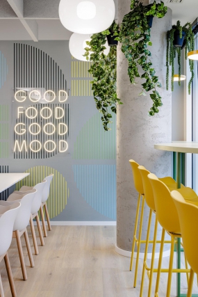 办公吊顶装修实景图