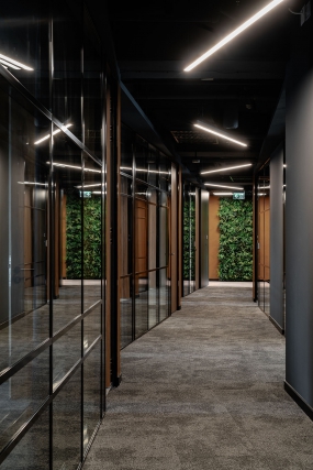 办公室黑白装修效果图