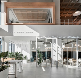 办公茶室简洁装修效果图