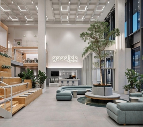 小型现代办公室装修图