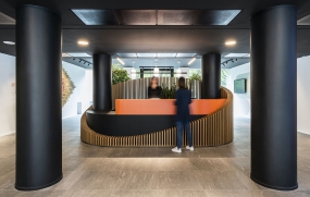 中式风格的办公室装修图片