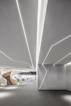 美式办公室简装修图