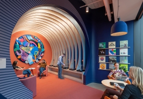 茶室办公装修效果图