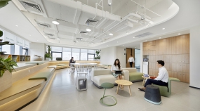 个性艺术办公室装修效果图