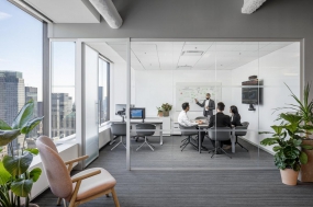 50平米办公室装修实景图