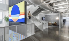 北欧风格装修效果图办公室图