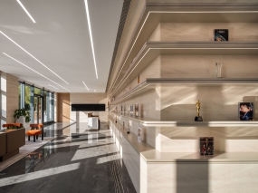 小复式办公室装修风格效果图