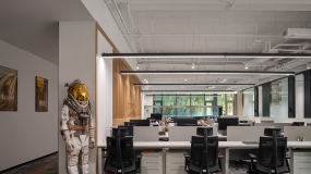 美式风装修办公室图片