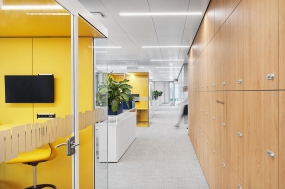 办公室隔断简单装修图