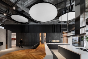 小户型40平方复式办公室装修图