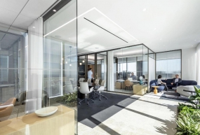 办公室现代简约装修风格图