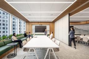 高级大型办公室装修图