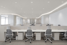 办公空间普通点装修风格图