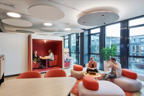 高级办公场地装修实景图