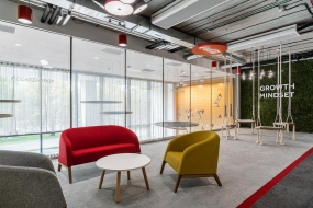 知名的高档办公室装修效果