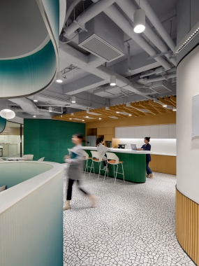 简中式办公装修图