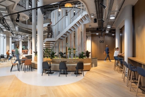 环保公司办公室了装修图