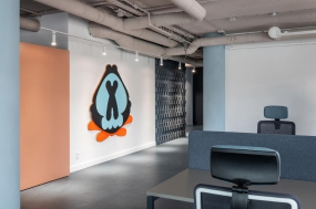 300平方米的平层办公装修图