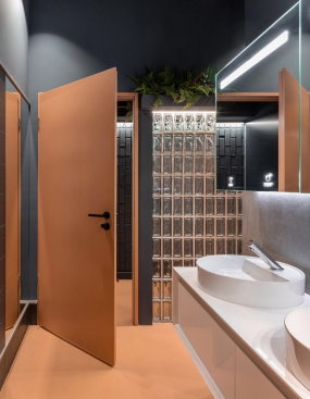 办公室复古装修风格图