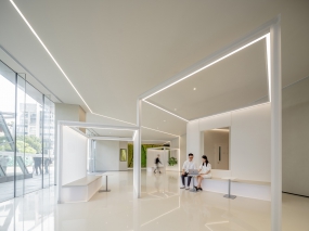 办公空间装修洽谈休息区图片