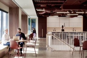 集体办公区装修效果图