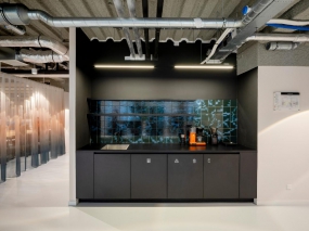 高品牌的办公区装修实景