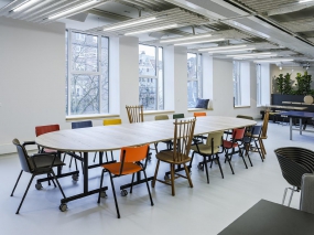 3000平办公室改造装修空间实景图