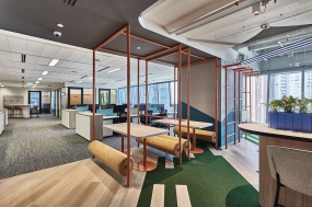 现在流行风格办公空间装修效果