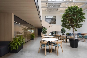 黑白灰办公楼装修设计效果图