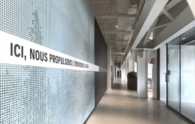 豪华风格办公区装修实景效果