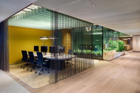 复式小办公室装修实景