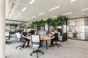 专业中式办公室装修实景图