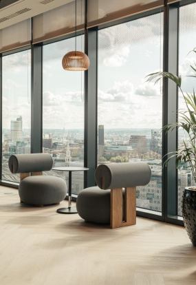 欧式简约风办公室装修图