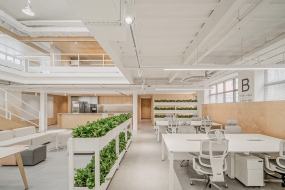 办公楼公共区域装修图实景图