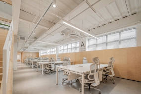 新中式办公室茶室装修效果图